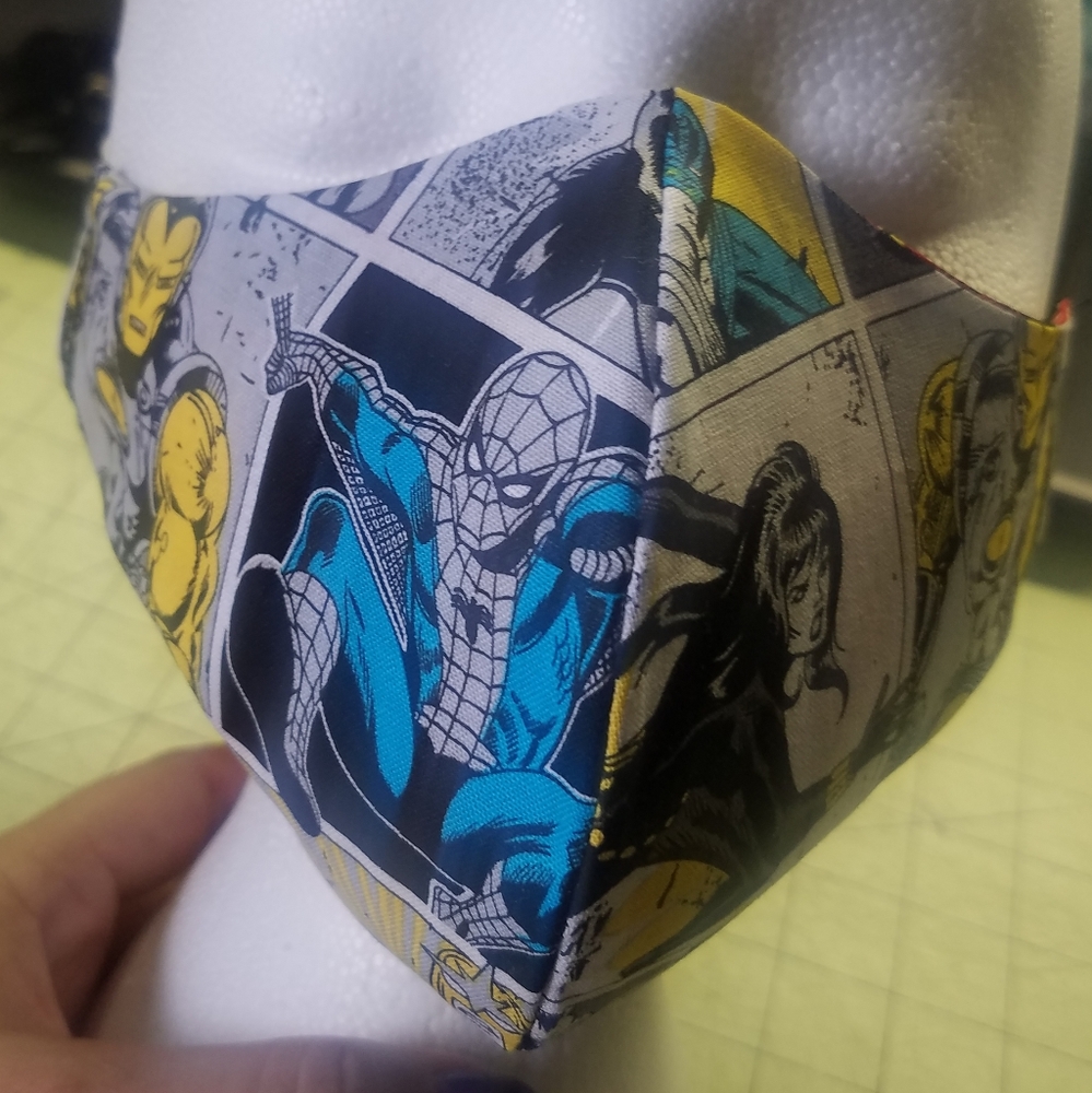 2 in one marvel comics productive mask - Picture 2 of 7
